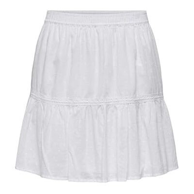 ONLY Onldeffie Dobby Short Skirt WVN ONLY Onldeffie Dobby Short Skirt WVN