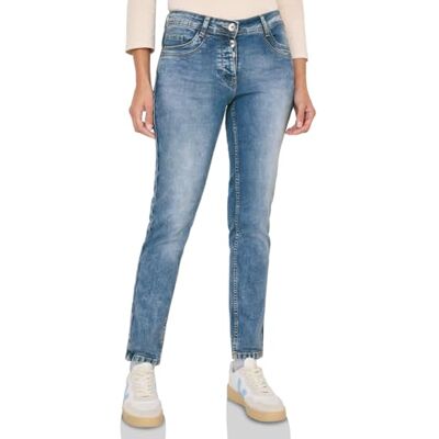 Cecil Slim Fit Jeans mit Detail Authentic Used wash 36 Cecil Slim Fit Jeans mit Detail Authentic Used wash 36
