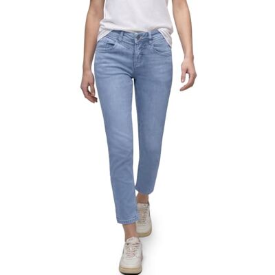 Street One 7/8 Slim Leg Jeans im Casual Fit Light Blue Random wash 26 Street One 7/8 Slim Leg Jeans im Casual Fit Light Blue Random wash 26