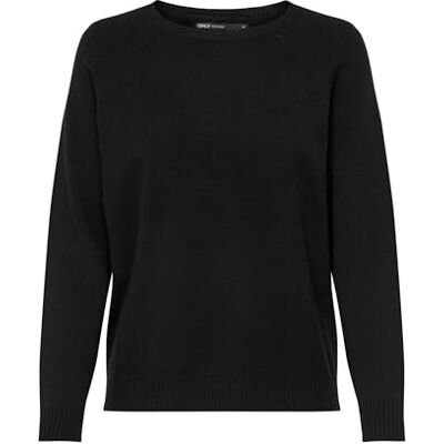 ONLY Damen Onllesly Kings L/S KNT Noos Pullover 15170427,Schwarz,S ONLY Damen Onllesly Kings L/S KNT Noos Pullover 15170427,Schwarz,S
