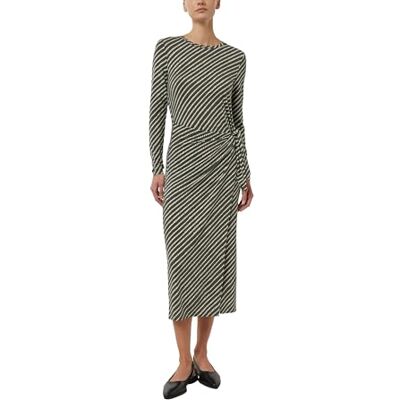 Comma Jerseykleid mit All-Over-Print und Wickeldetail Comma Jerseykleid mit All-Over-Print und Wickeldetail