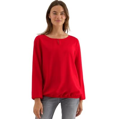 Cecil Bluse in Unifarbe Fiery red M Cecil Bluse in Unifarbe Fiery red M