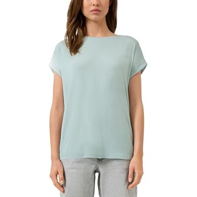 QS Damen T-Shirt 2165942 Blue Green L QS Damen T-Shirt 2165942 Blue Green L