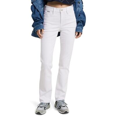 G-STAR RAW Damen Strace Straight Jeans, Weiß (Paper White gd D23951-D552-G547), 27W / 30L G-STAR RAW Damen Strace Straight Jeans, Weiß (Paper White gd D23951-D552-G547), 27W / 30L