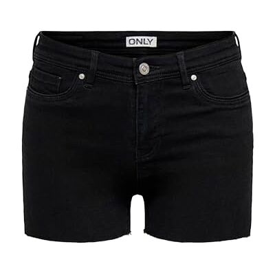 ONLY Onlwauw Mid Rw Mini Shorts DNM ONLY Onlwauw Mid Rw Mini Shorts DNM