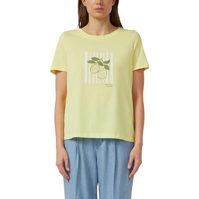 s.Oliver Baumwoll-T-Shirt mit Frontprint und Pailletten s.Oliver Baumwoll-T-Shirt mit Frontprint und Pailletten