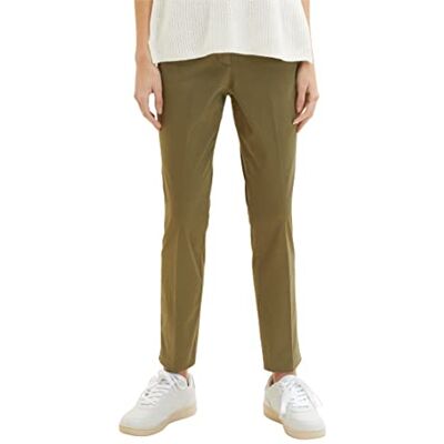 TOM TAILOR Damen 1037500 Hose, 11279 Dry Greyish Olive, 34W / 30L TOM TAILOR Damen 1037500 Hose, 11279 Dry Greyish Olive, 34W / 30L
