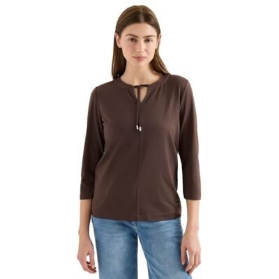 Cecil 3/4-Arm Shirt mit Split Neck Cecil 3/4-Arm Shirt mit Split Neck