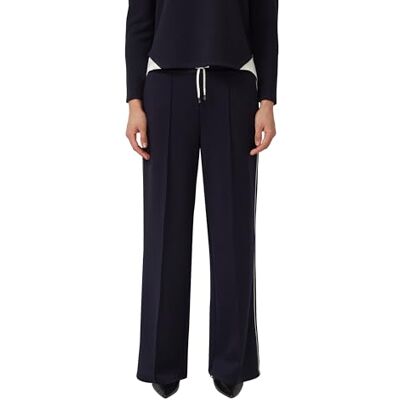 s.Oliver Wide-Leg-Hose aus Scuba mit Kontraststreifen s.Oliver Wide-Leg-Hose aus Scuba mit Kontraststreifen