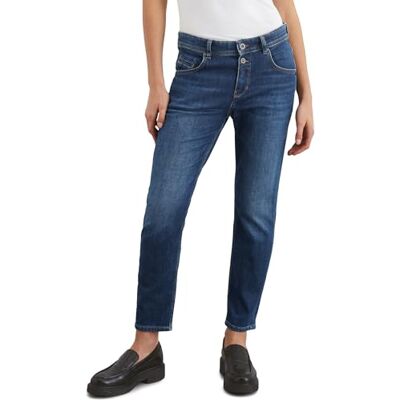 Marc O' Polo Damen Jeanshose mit Stretch-Anteil Boyfriend Fit, Blau (Cashmere Dark Blue Wash), W29/L30 Marc O' Polo Damen Jeanshose mit Stretch-Anteil Boyfriend Fit, Blau (Cashmere Dark Blue Wash), W29/L30