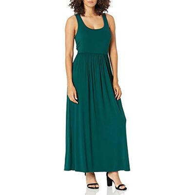 Amazon Essentials Damen Tailliertes Tanktop-Maxikleid(erhältlich in Übergröße), Jadegrün, M Amazon Essentials Damen Tailliertes Tanktop-Maxikleid(erhältlich in Übergröße), Jadegrün, M