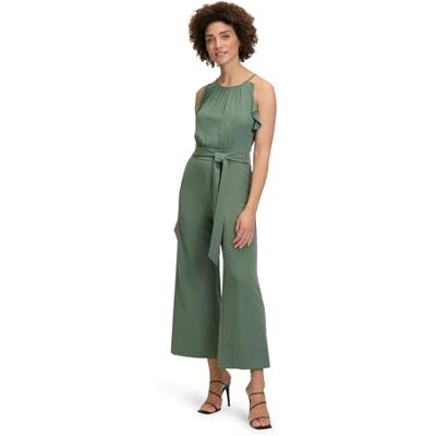 Vera Mont Damen Jumpsuit mit Volant Light Aventurine,36 Vera Mont Damen Jumpsuit mit Volant Light Aventurine,36