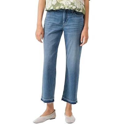 s.Oliver Cropped Jeans Karolin: Regular Fit/Mid Rise/Straight Leg/offener Saum s.Oliver Cropped Jeans Karolin: Regular Fit/Mid Rise/Straight Leg/offener Saum