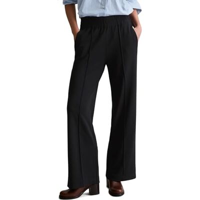 Marc O' Polo Marc OߴPolo Denim Damen Jerseyhose mit Einschubtaschen Regular Fit, Schwarz (Black), S Marc O' Polo Marc OߴPolo Denim Damen Jerseyhose mit Einschubtaschen Regular Fit, Schwarz (Black), S