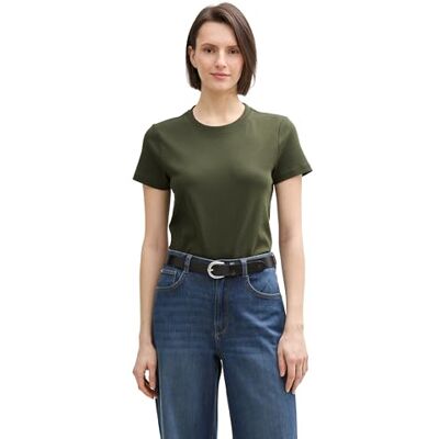TOM TAILOR T-Shirt mit V-Ausschnitt, Sky Captain Blue, L TOM TAILOR T-Shirt mit V-Ausschnitt, Sky Captain Blue, L