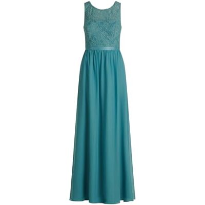 Vera Mont Damen Cocktailkleid mit Spitze 38, Night Turquoise Vera Mont Damen Cocktailkleid mit Spitze 38, Night Turquoise