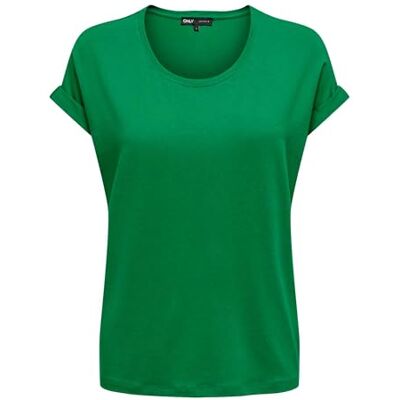 ONLY Damen Top Kurzarm Rundhals T-Shirt Moster Weiß Schwarz XS S M L XL XXL, Größe:XS, Farbe:Jolly Green 15106662 ONLY Damen Top Kurzarm Rundhals T-Shirt Moster Weiß Schwarz XS S M L XL XXL, Größe:XS, Farbe:Jolly Green 15106662