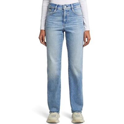 G-STAR RAW Damen Viktoria High Straight Jeans, Blau (Vintage Olympic Blue D23959-D503-D905), 29W / 32L G-STAR RAW Damen Viktoria High Straight Jeans, Blau (Vintage Olympic Blue D23959-D503-D905), 29W / 32L