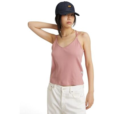 G-STAR RAW Women's Tops Spaghetti Strap Tank top wmn, Rosa (deep Ginger D24518-5268-9824), XL G-STAR RAW Women's Tops Spaghetti Strap Tank top wmn, Rosa (deep Ginger D24518-5268-9824), XL