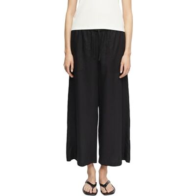 Comma Culotte aus Leinenmix mit Elastikbund Comma Culotte aus Leinenmix mit Elastikbund