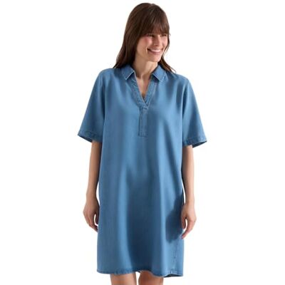 Cecil Knielanges Kleid im Denim-Look Cecil Knielanges Kleid im Denim-Look