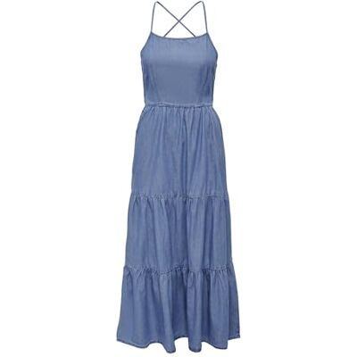 ONLY Kleid Frauen Blau 15291985-MED ONLY Kleid Frauen Blau 15291985-MED