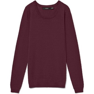 VERO MODA VMCARE Structure LS O-Neck BLOU GA NOOS VERO MODA VMCARE Structure LS O-Neck BLOU GA NOOS
