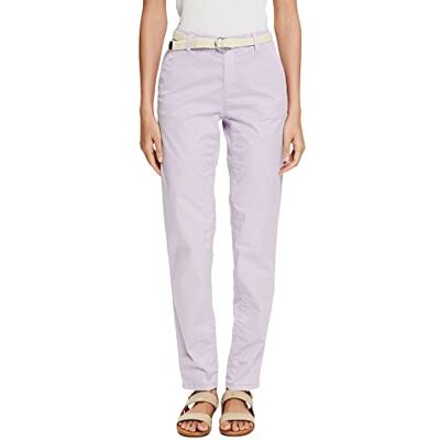 ESPRIT Damen Hose 032ee1b350, Lilac, 30W / 32L ESPRIT Damen Hose 032ee1b350, Lilac, 30W / 32L