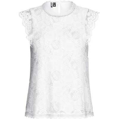 PIECES Pcolline Sl Lace Top Noos PIECES Pcolline Sl Lace Top Noos