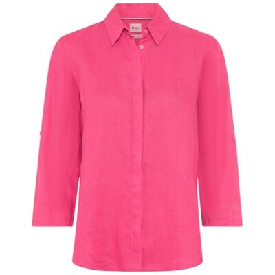 BRAX Damen Style Vicki Pure Linen Solid Bluse BRAX Damen Style Vicki Pure Linen Solid Bluse
