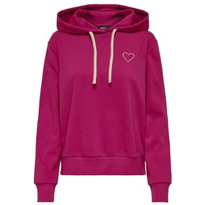 ONLY Onlnoli L/S Heart Hood SWT Noos ONLY Onlnoli L/S Heart Hood SWT Noos