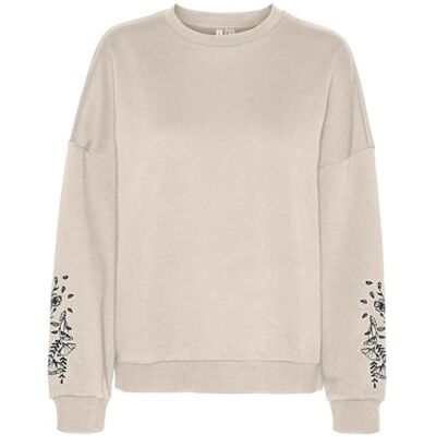 VERO MODA Sweatshirt VMKAROL Sweatshirts, Birch, 38 VERO MODA Sweatshirt VMKAROL Sweatshirts, Birch, 38