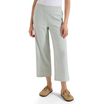 Cecil Wide Leg Hose in Seersucker-Qualität Crystal Mint M Cecil Wide Leg Hose in Seersucker-Qualität Crystal Mint M