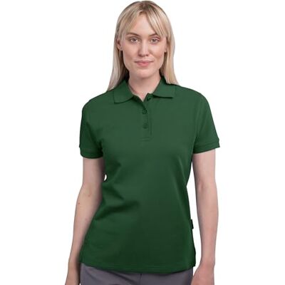 HRM Damen Heavy W Polohemd, Bottle-Green, L HRM Damen Heavy W Polohemd, Bottle-Green, L