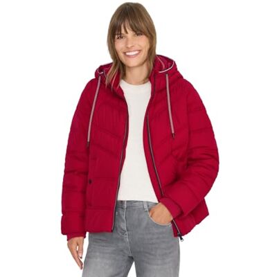 Cecil Steppjacke mit Kapuze beaujolais red XL Cecil Steppjacke mit Kapuze beaujolais red XL