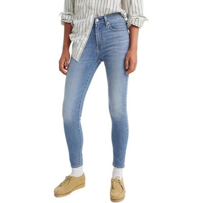 Levi's Damen Jeanshose 721 mit Stretch-Anteil, Skinny Fit, Cool It Now You, W26/L32 Levi's Damen Jeanshose 721 mit Stretch-Anteil, Skinny Fit, Cool It Now You, W26/L32