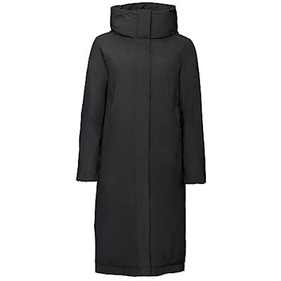 VAUDE Damen Wintermantel Coreway Coat, lang und warm mit PrimaLoft® Wattierung, wasserdicht, winddicht und atmungsaktiv, black, 36 VAUDE Damen Wintermantel Coreway Coat, lang und warm mit PrimaLoft® Wattierung, wasserdicht, winddicht und atmungsaktiv, black, 36