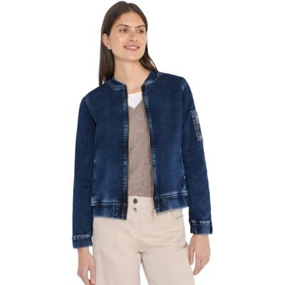 Cecil Jogg Blouson mid blue used wash XS Cecil Jogg Blouson mid blue used wash XS