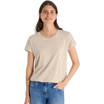 Cecil T-Shirt mit V-Neck und Spitzendetail Cecil T-Shirt mit V-Neck und Spitzendetail