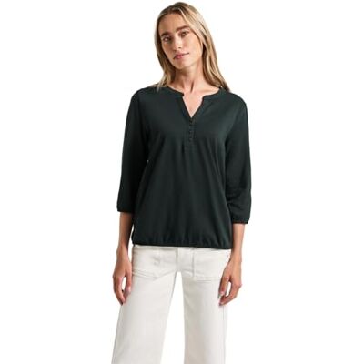 Street One Split Neck Jersey-Shirt Street One Split Neck Jersey-Shirt