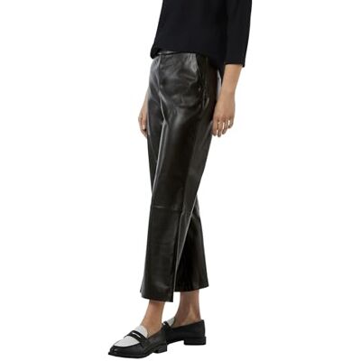 Comma Flared-Leg-Hose in Leder-Optik Comma Flared-Leg-Hose in Leder-Optik