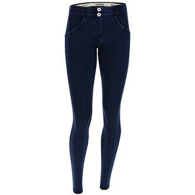 FREDDY Damen WRUP2RC002_J0Y Leggings, Opacity, Navy, S FREDDY Damen WRUP2RC002_J0Y Leggings, Opacity, Navy, S