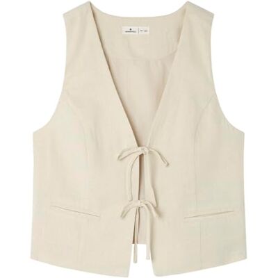 Springfield 7.T.M. Weste aus Leinen, für Damen Springfield 7.T.M. Weste aus Leinen, für Damen