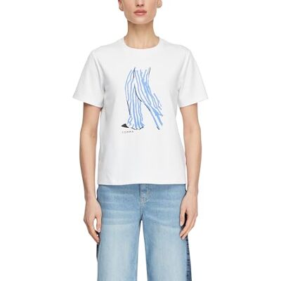 Comma T-Shirt mit Artwork Comma T-Shirt mit Artwork
