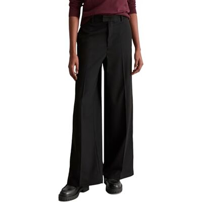 Marc O' Polo Marc OߴPolo Denim Damen Anzughose mit Stretch-Anteil Relaxed Fit, Schwarz (Black), XXL Marc O' Polo Marc OߴPolo Denim Damen Anzughose mit Stretch-Anteil Relaxed Fit, Schwarz (Black), XXL