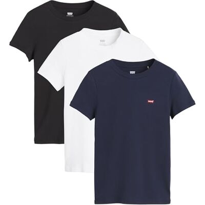 Levi's 3Pack Essential Ss Tee 3 Pack Tee Anthra Levi's 3Pack Essential Ss Tee 3 Pack Tee Anthra