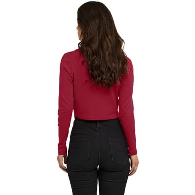 KAFFE Damen Bolero Astrid Damen Bolero Astrid Elegant Jäckchen Langarm Cardigan Bolerojacke Lange Ärmel S, Haute Red KAFFE Damen Bolero Astrid Damen Bolero Astrid Elegant Jäckchen Langarm Cardigan Bolerojacke Lange Ärmel S, Haute Red