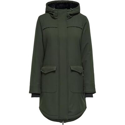 ONLY Damen ONLMAASTRICHT Parka Jacket OTW NOOS Jacke, Peat, L ONLY Damen ONLMAASTRICHT Parka Jacket OTW NOOS Jacke, Peat, L