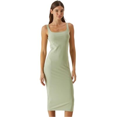 Urban Classics Damen Kleid Ladies Basic Long Cotton Jersey Dress, ärmelloses Maxi Kleid aus Baumwolljersey, Größen XS 5XL Urban Classics Damen Kleid Ladies Basic Long Cotton Jersey Dress, ärmelloses Maxi Kleid aus Baumwolljersey, Größen XS 5XL