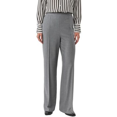 Comma Marlenehose aus weichem Flanell mit Elastikbund Comma Marlenehose aus weichem Flanell mit Elastikbund